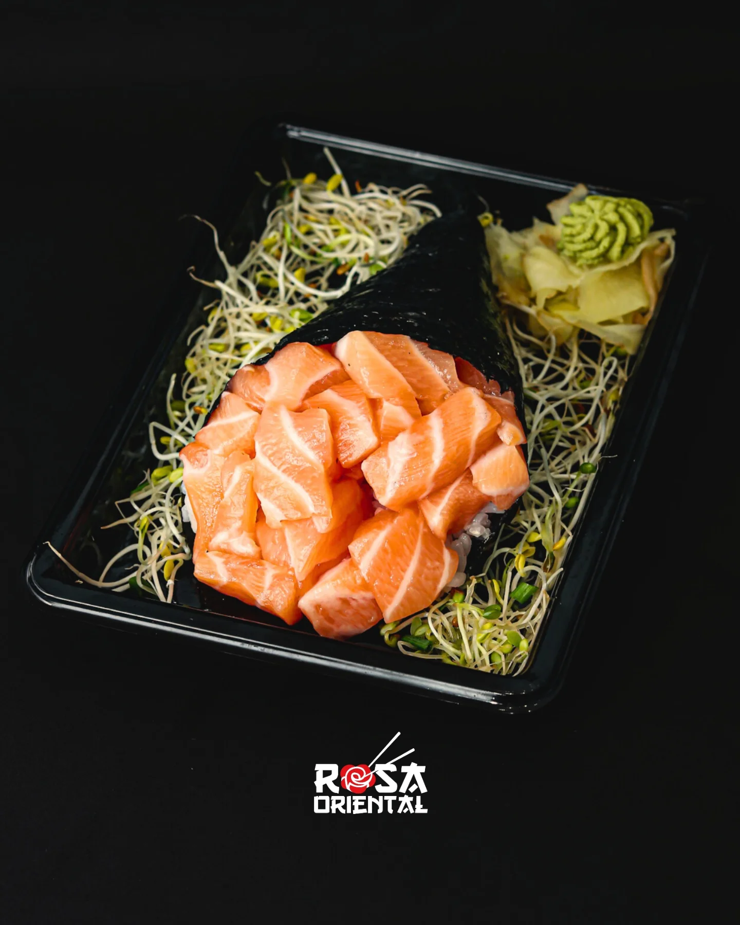 Sashimi de Salmão Premium - Rosa Oriental